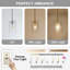 Luminaire suspendu en verre torsadé 1 lumière 5,9 po pour cuisine, évier-392648990