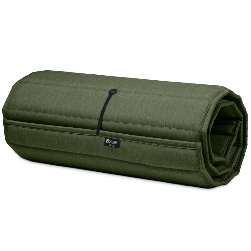 Coussin de chaise longue d'extérieur, L 80 po x l 26 po, Fougère chiné