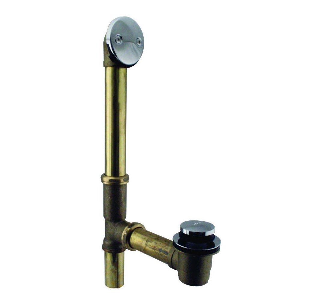 Tip Toe Bath Waste Leg Tub Drain with Overflow Westbrass 
