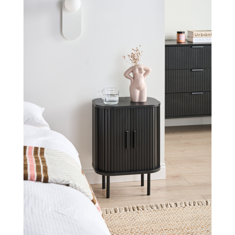 Talasia 40cm W Manufactured Wood Bedside Table