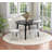 Black Round Dining Table