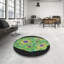 Tapis vert/bleu/noir de zone à motifs-1121836757