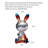 Chrome Red Blue Gradient Bunny Sculpture