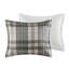 Édredon double / grand écossais, rembourrage, 2 taies décoratives, coussins décoratifs, housse en microfibre lavable à la machine, literie de style élégant