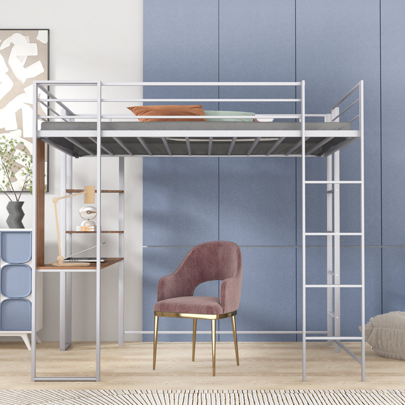 Schmucker Kids Full Loft Bed, Silver