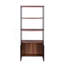 Étagères à livres, bibliothèque avec armoire