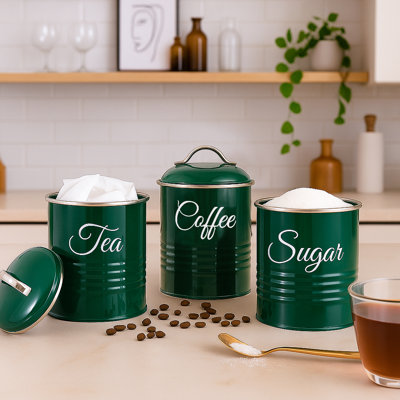 Metal Jar - Set of 3