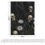 Jeté en flanelle Skulls And Flowers-133659208