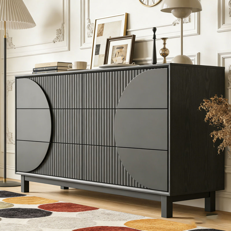 Commode 60 po de largeur, Noir carbone
