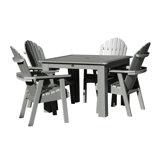 Swing Square 4 - Person 85" Long Dining Set