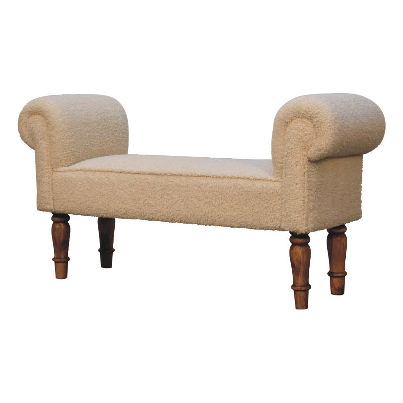 Barteld Cotton Upholstered Bench