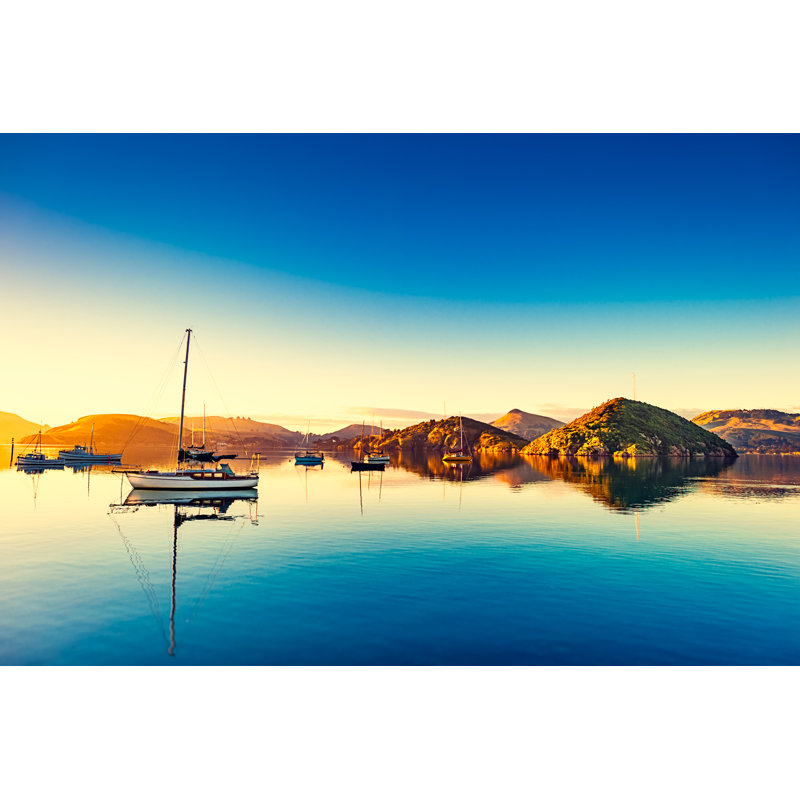 Port Chalmers At Otago Peninsula - Wrapped Canvas Print, 61cm H x 91cm W x 3.8cm D