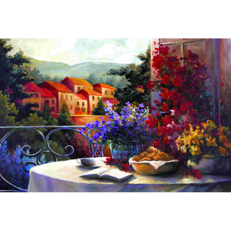 Morning Break - peinture sur toile tendue, H 24 po x l 36 po