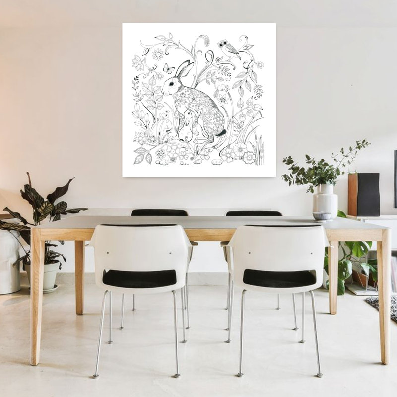 Art contemporain, art contemporain abstrait, H 36 po x l 36 po