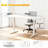 Electric Adjustable Office Desk for Standing & Sit Height adjustable for Home-828344442-828344443