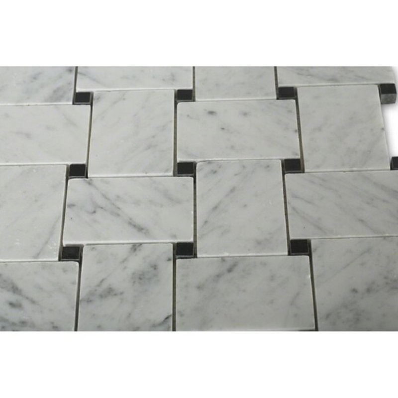 Orchard 2x3 Basketweave Honed Marble Mosaic Tile