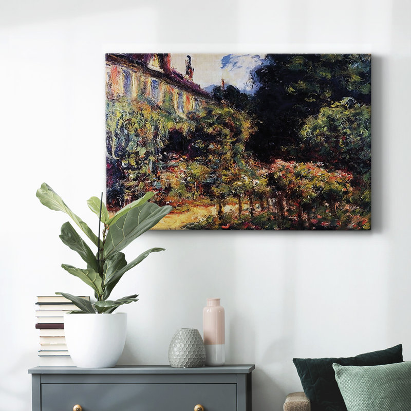 La maison de l'artiste à Giverny, 1913, toile tendue avec châssis, H 32 po x l 48 po
