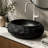 18'' Bathroom Sink, Irregular Oval Resin Vessel Basin With ,NO Faucet