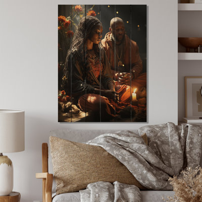 Carmelin, art afro-américain spirituel sur bois