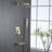 Topcraft 10 Inch Rain Shower System with Rough-In Valve & Handheld Shower