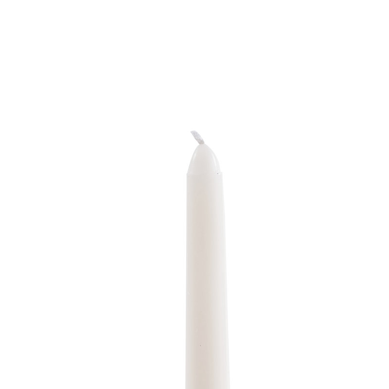Bougie effilée sans parfum, Blanc