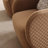 Ariana Velvet Barrel Accent Chair - Caramel-107283167