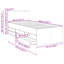 European Single (90 x 200 cm) Daybed