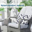 2 - Person Patio Dining Set Round Table with Cushions Included