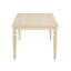 Table de rangement cosmétique urbaine polyvalente - Structure en bois blanc câblé pour produits de beauté, style et commodité