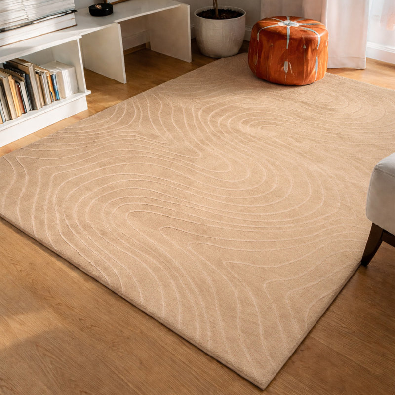 Tapis beige Somos, Beige, Rectangle 9 pi x 12 pi
