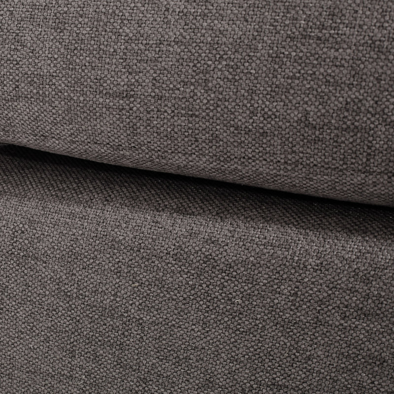 Repose-pieds standard rectangulaire de 24 po Tabiatha, Gris cendré
