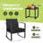 3 Pieces Outdoor Rocking Chair Set, Seating Groups with Cushions and Table-258792160
