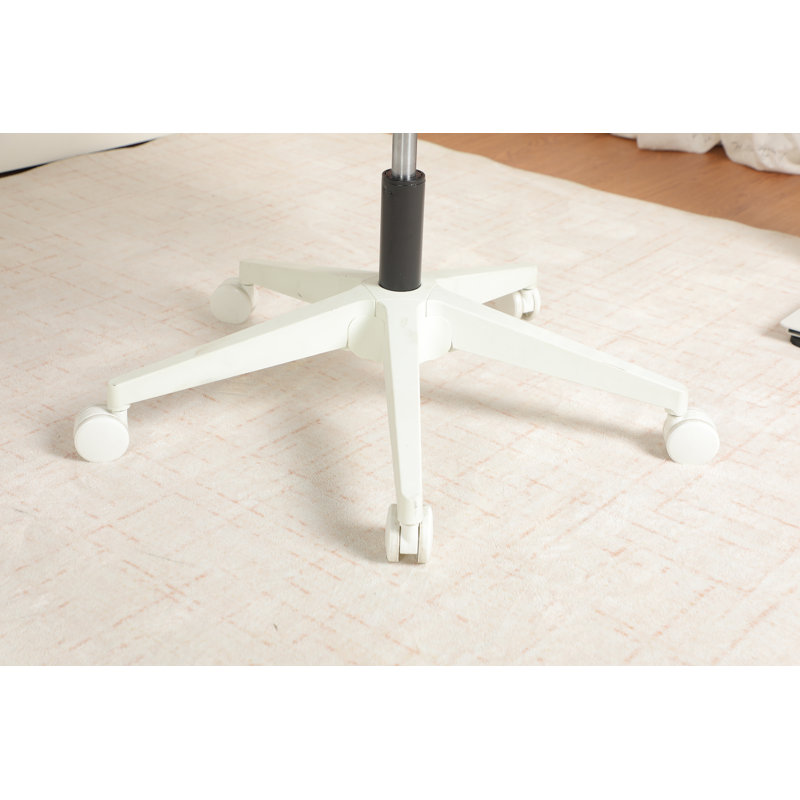 Chaise de bureau ergonomique rose avec repose-pieds et accoudoirs réglables 4D, Rose