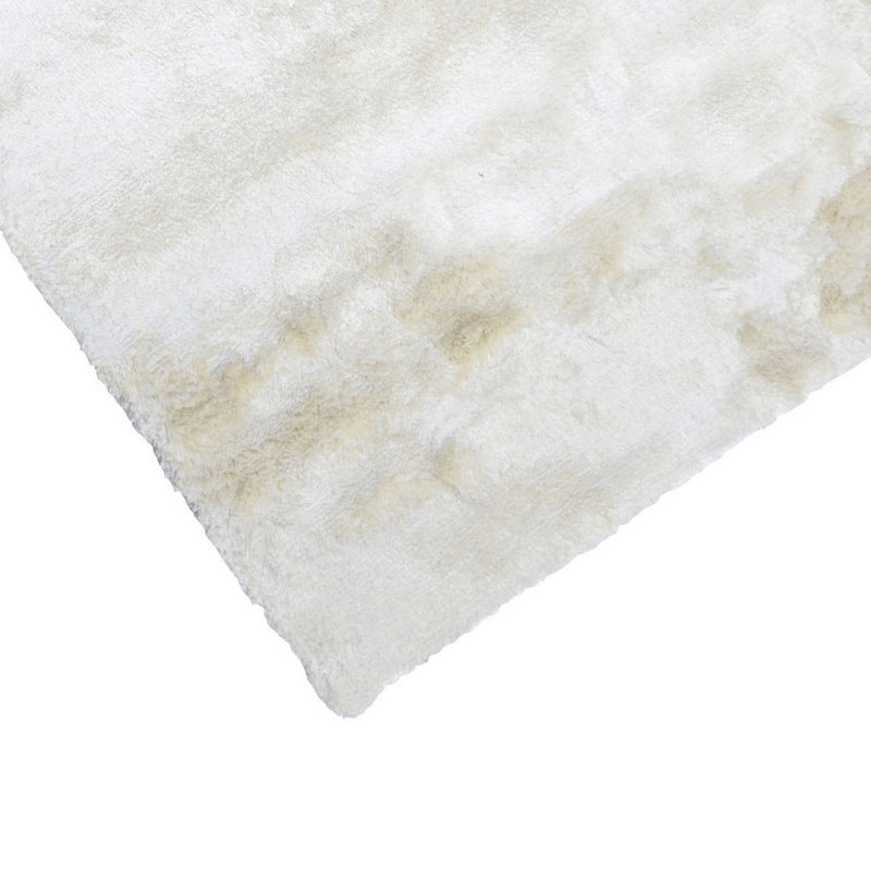 Tapis ivoire tissé à la main Jenssy, Rectangle de 8 pi x 10 pi