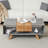 Pedestal 43" W Rectangular Coffee Table with Two Storage Drawers