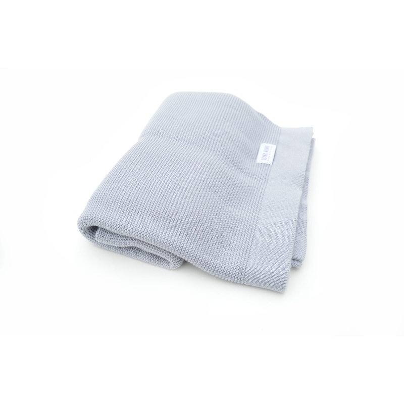 Callan Cotton Blend Baby Blanket, Grey