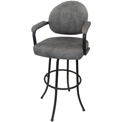 Mateea Swivel Upholstered Counter Stool