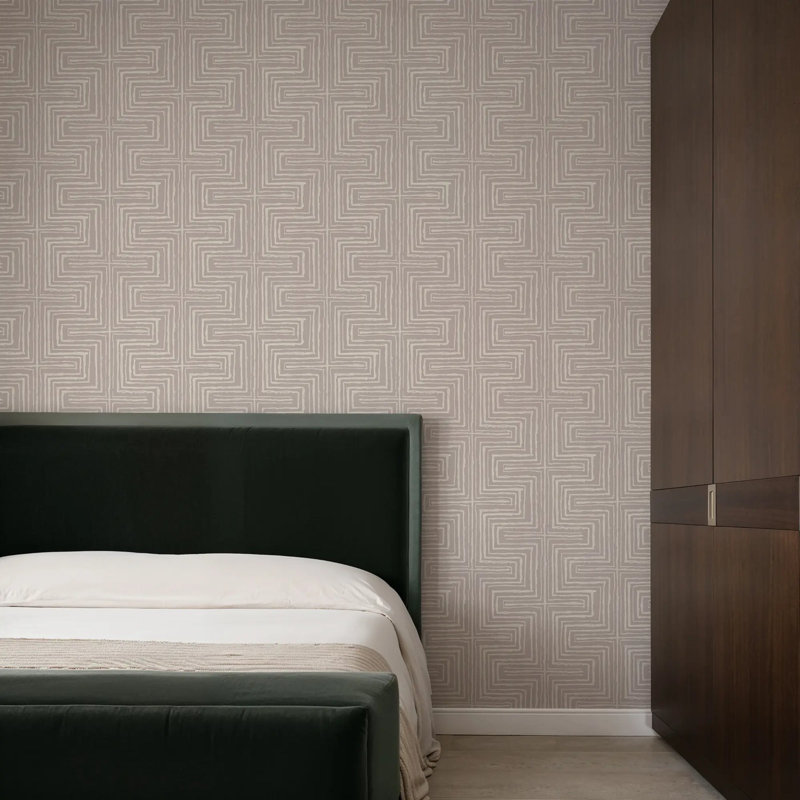 Cornered - Wallpaper, Rose Stone, Peel & Stick