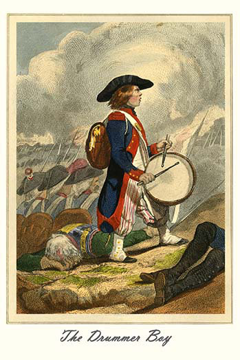 The drummer boy-impression d’art graphique, H 30 po x l 20 po x P 1,5 po