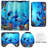 Animal Print Shower Curtain with Hooks Included