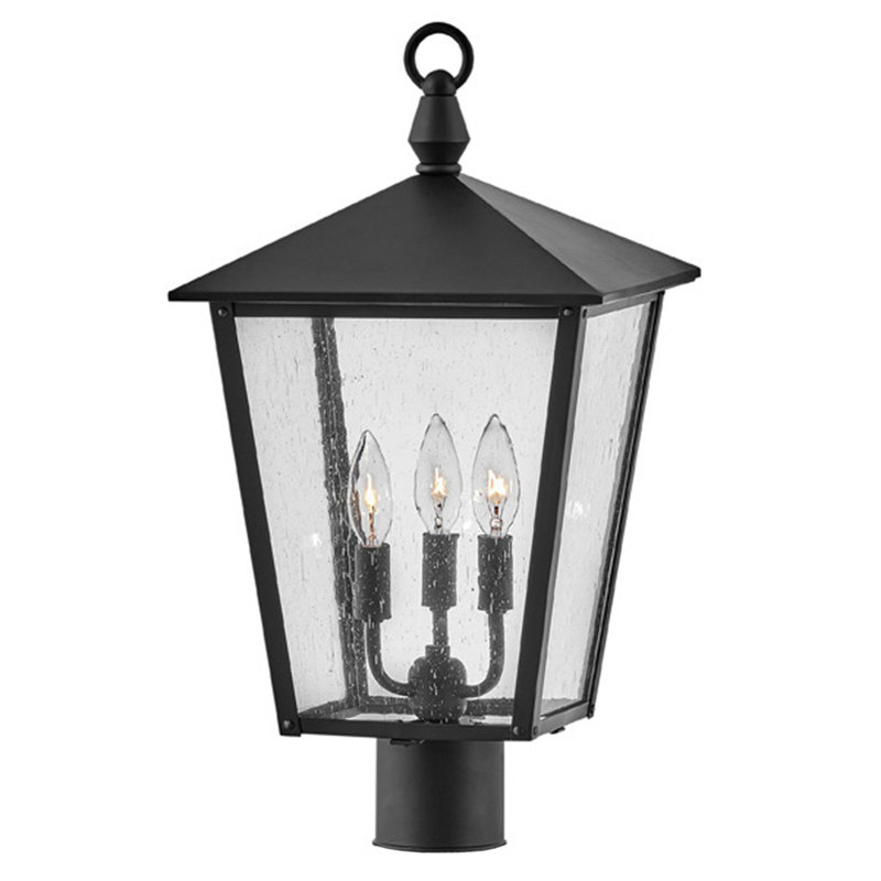 Huntersfield 20.75" H Hardwired Lamp Post (Full), Black