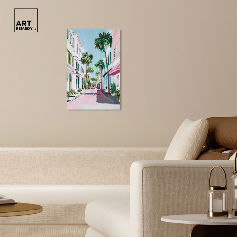 Down the Avenue, Toile tendue, H 24 po x l 16 po