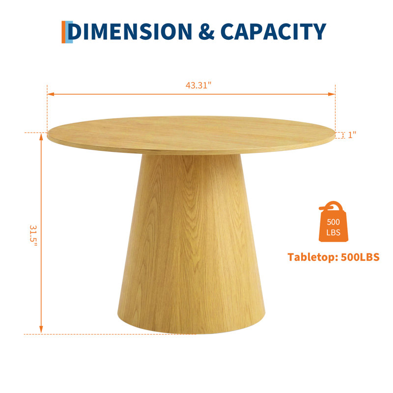 Extendable Dining Table, Yellow