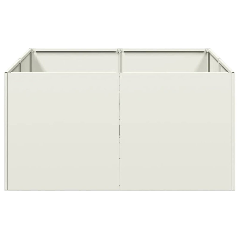 Planter 80X80x40 Cm Cold-Rolled Steel, White