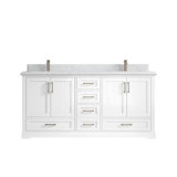 Esin 72'' Double Bathroom Vanity with Quartz Top