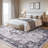 5'X7' Machine Washable Vintage Boho Area Rugs Non-Slip Low Pile Carpets Beige Orange-117979454-122567950