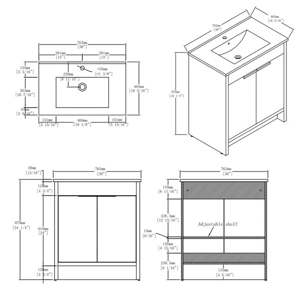 Dimensions du produit