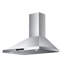 VIKIO 36" 500CFM Convertible Wall Mount Range Hood in Stainless Steel with LED Lighting, Smart Delay and Touch Control