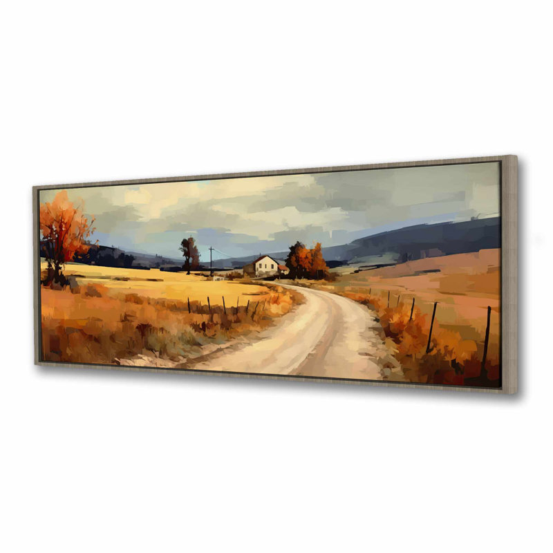 Toile encadrée Country Country, H 17,25 po x l 49,25 po