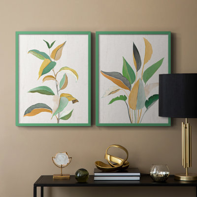 Touched with Sage I-Premium, reproduction encadrée - prête à être accrochée - aucun clou requis - aucun clou requis